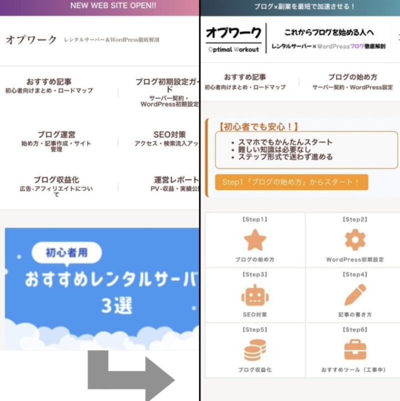 Googleアドセンスに合格したファーストビュー