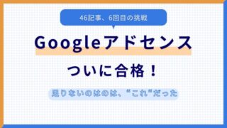 【Googleアドセンス合格】46記事で審査通過！合格の秘訣は“これ“だった