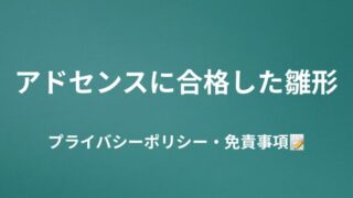Googleアドセンスに合格した雛形｜プライバシーポリシー・免責事項【コピペOK】
